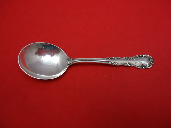 Wild Rose Old by International Sterling Silver Bouillon Soup Spoon 5"