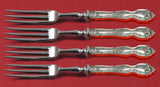 La Reine by Wallace Sterling Silver Fruit Fork Set 4-piece HH WS Custom Made 6"