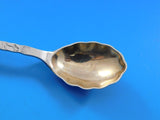 Lap Over Edge Mixed Metals Tiffany & Co Sterling Silver Demitasse Spoon Floral