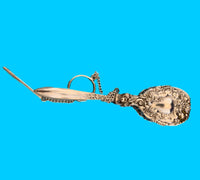 Sterling Art Nouveau Cherub Cupid Tussie Mussie Posey Posy Holder (#J1310)
