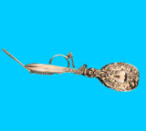 Sterling Art Nouveau Cherub Cupid Tussie Mussie Posey Posy Holder (#J1310)