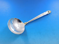 Royal Danish Gold Accent by International Sterling Silver Flatware Set Service