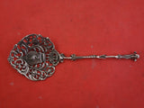 Gerardus Schoorl Dutch Sterling Silver Cucumber Server Stork in Shield 6 5/8"