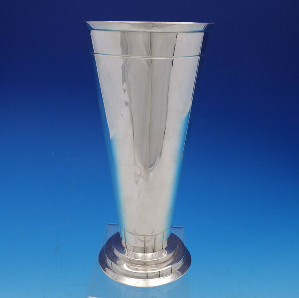 Modern American By Erik Magnussen Sterling Silver Vase #A14072 10" (#4605)