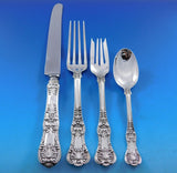 English King by Tiffany & Co Sterling Silver Flatware Set Service 32 pcs Dinner