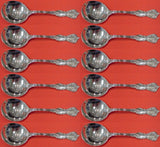 Marlborough by Reed and Barton Sterling Silver Cream Soup Spoon Set 12 pc 5 7/8