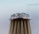 Cluny by Gorham Sterling Silver Clothes Brush w/ Repoussed Flowers #607 (#3397)