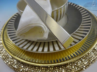Golden Scroll by Gorham Sterling Silver Flatware Set for 8 Service 32 Pieces