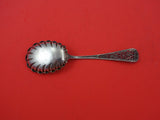 Filigree Handle by Dirksen Sterling  Preserve Spoon Pattern A fluted 7 1/4"