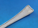 Lap Over Acid Etched by Tiffany Sterling Silver Salad Serving Spoon Flowers 9"