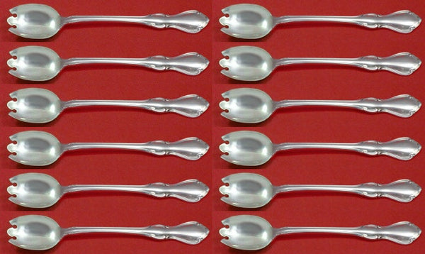 Hampton Court by Reed and Barton Sterling Silver Dessert Fork Set 12pc 6" Custom