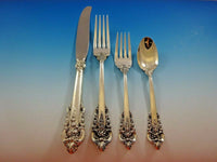 Grande Baroque by Wallace Sterling Silver Flatware Set Dinner Service 32 Pieces