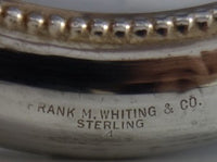 Frank Whiting Sterling Silver Coaster #4 7/8" x 3 3/4" Diameter (#2977)