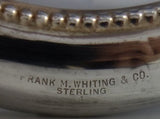 Frank Whiting Sterling Silver Coaster #4 7/8" x 3 3/4" Diameter (#2977)