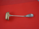 Japanese by Tiffany & Co Sterling Oyster Ladle pie crust edge rose GW 10 1/2"