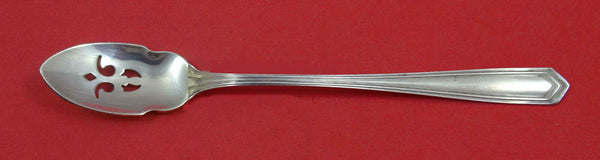 Brandon by International Sterling Silver Olive Spoon Pierced Long 7 3/8" Custom