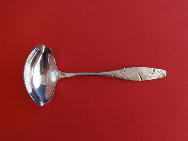 Diamant aka Diamond by A. Dragsted Sterling Silver Gravy Ladle 2 Spouts 7"