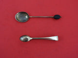 English Estate Sterling Silver Demitasse Spoon 6-pc in fitted box 1941  3 3/4"