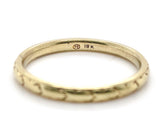 18k Yellow Gold Wedding Band Ring Size 10.25 Jewelry (#J7278)