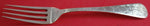 Woodbine Engraved by Seymour Sterling Silver Dinner Fork 7 3/4"