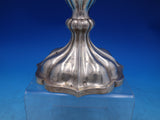 Austrian .812 Silver Candlestick Pair Fluted Design by CS - Vienna 1863 #7068