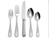 Ascot by Ricci Stainless Steel Flatware Tableware Set Service 5-pc Setting New