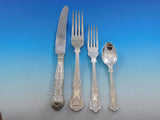 Queens by Sheffield English Silverplated Flatware Set Service 125 pieces Dinner