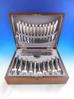 Gorham Plain Sterling Silver Flatware Set Service 155 pieces Fitted Box Dinner