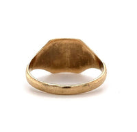 10k Yellow Gold Signet Ring Jewelry (#J5689)
