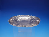 Belgian Silver Wolfers Brothers Art Nouveau Chased Flowers Plate (#4319)