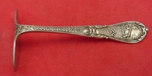 Zodiac By Gorham Sterling Silver Baby Food Pusher December 2 3/4"