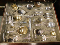 Imperial Chrysanthemum Gorham Sterling Silver Flatware Set Service 416 pc Chest