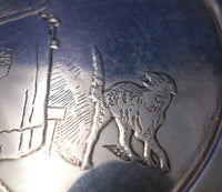 Nursery Rhyme by Tiffany and Co Sterling Silver Child's Plate Mice #229 (#5572)