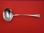 English Georgian Sterling Silver Soup Ladle london 1789 or 1809 by SH 13"