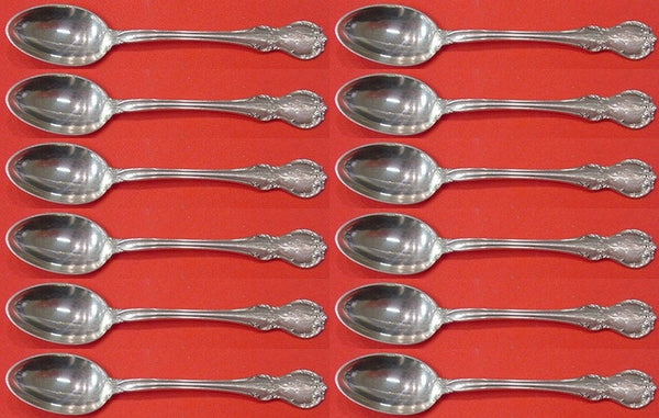 French Provincial by Towle Sterling Silver Demitasse Spoon Set 12 pieces 4 1/4"