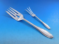 Leonore by Manchester Sterling Silver Flatware Set for 8 Service 84 pcs