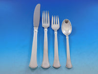 Koldring Arvesolv #5 by Hans Hansen Danish Sterling Silver Flatware Set 73 pcs