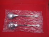 Alencon Lace by Gorham Sterling Silver Salad Serving Set WS original 12" New
