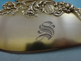 Flora by Shiebler Sterling Silver Ice Cream Server Gold Washed HH All Sterling