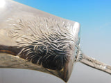 Chrysanthemum by Tiffany and Co Sterling Silver Fish Server Plain Blade 12 1/4"