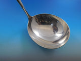 Flora by Shiebler Sterling Silver Soup Ladle 13 1/2" Floral Motif Vintage Server