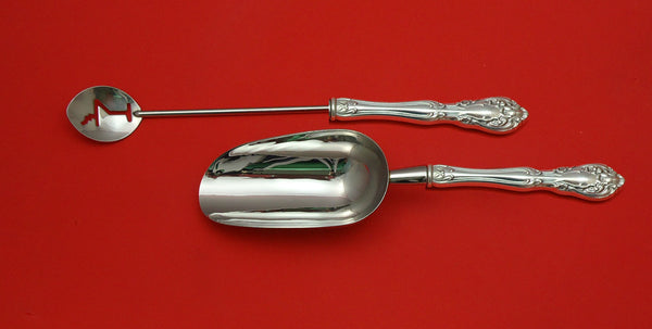 Chateau Rose by Alvin Sterling Silver Bar Set 2pc HHWS Custom Made