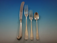 Queen Anne Williamsburg by Stieff Sterling Silver Flatware Set Service Rat Tail