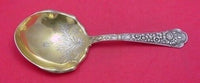 Cluny by Gorham Sterling Silver Pudding Spoon Gold Washed Brite-Cut 8 3/4"