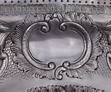 English Georgian Sterling Silver Basket Swing Handle Repoussed 1803 London #7823