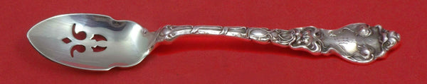 Douvaine by Unger Sterling Silver Nouveau Olive Spoon Pierced 5 3/4" Custom
