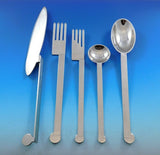 XUM by Bissell & Wilhite Stainless Steel Flatware Set Service 65 pcs Modern