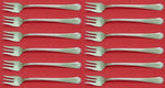 Fairfax by Durgin-Gorham Sterling Silver Cocktail Fork Set 12 pieces 5 1/2"