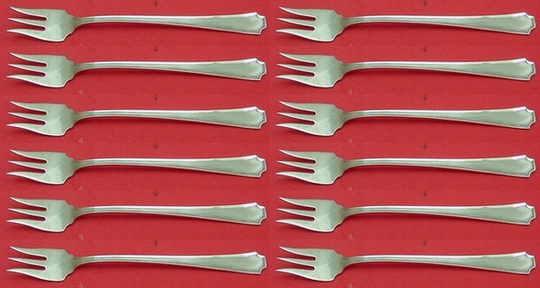 Fairfax by Durgin-Gorham Sterling Silver Cocktail Fork Set 12 pieces 5 1/2"