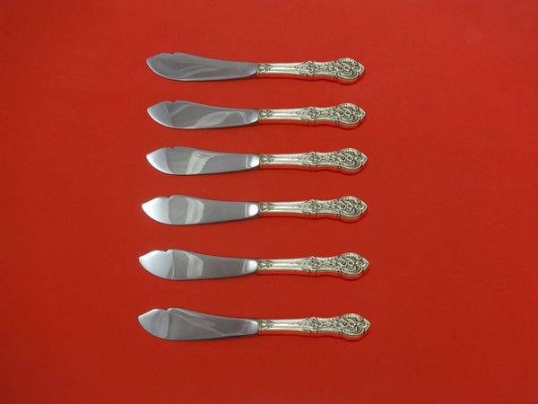 Springtime by International Sterling Silver Trout Knife Set 6pc Custom 7 1/2"